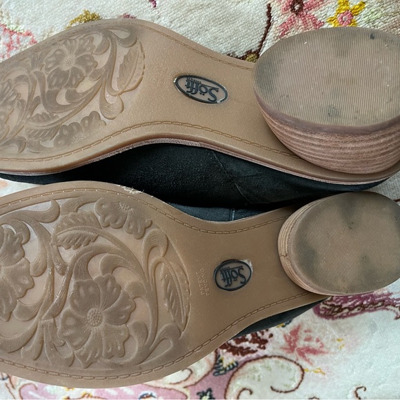 Sofft Women’s Carrey Slide in Hunter Gray Suede Size 10M - Picture 5 of 5